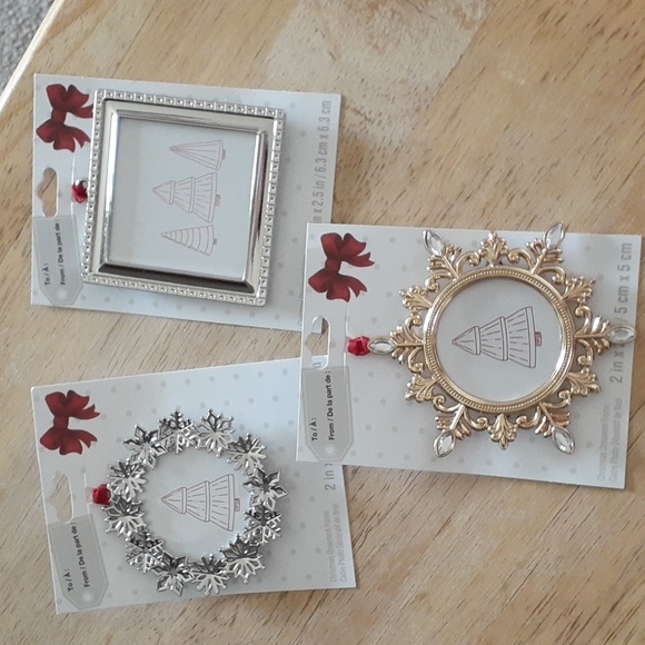 NWT Bundle of 3 Picture Frame Ornaments P100 - Picture 10 of 11